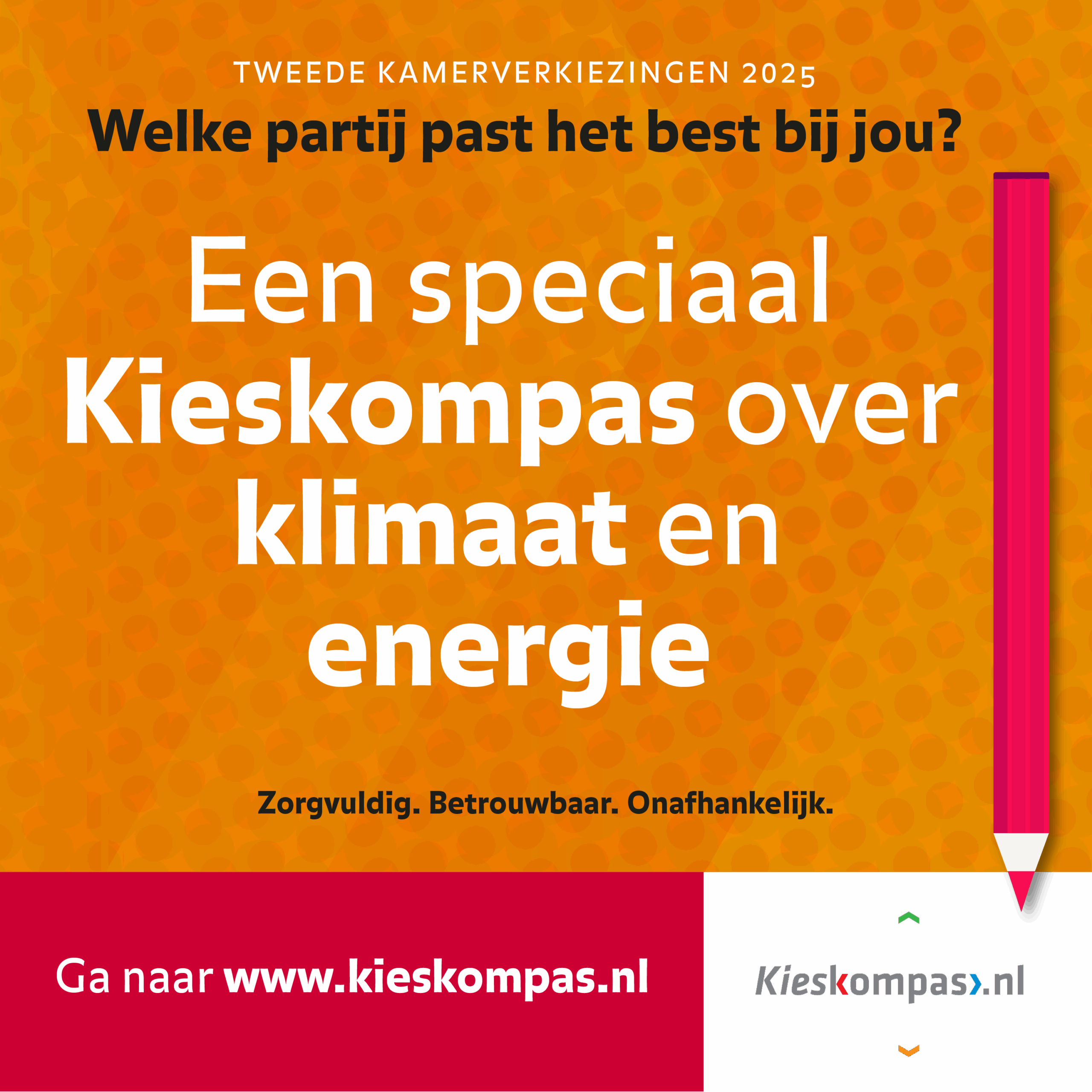 Welke partij past het best bij jou? Een speciaal Kieskompas over klimaat en energie